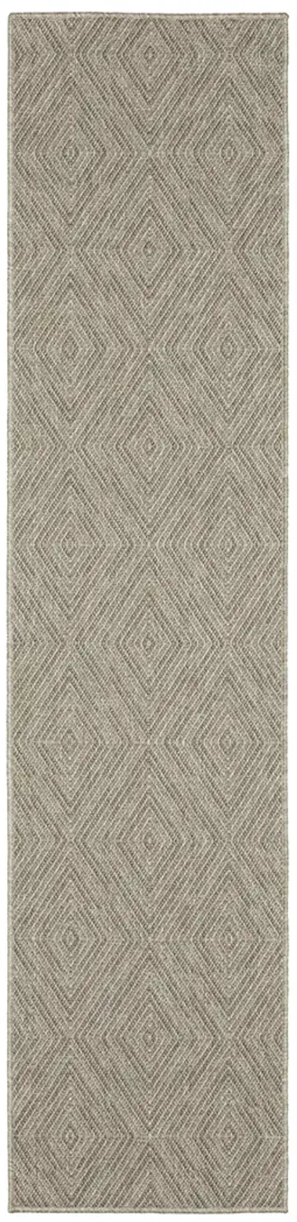 Caicos 1'10" x 7'6" Grey Rug