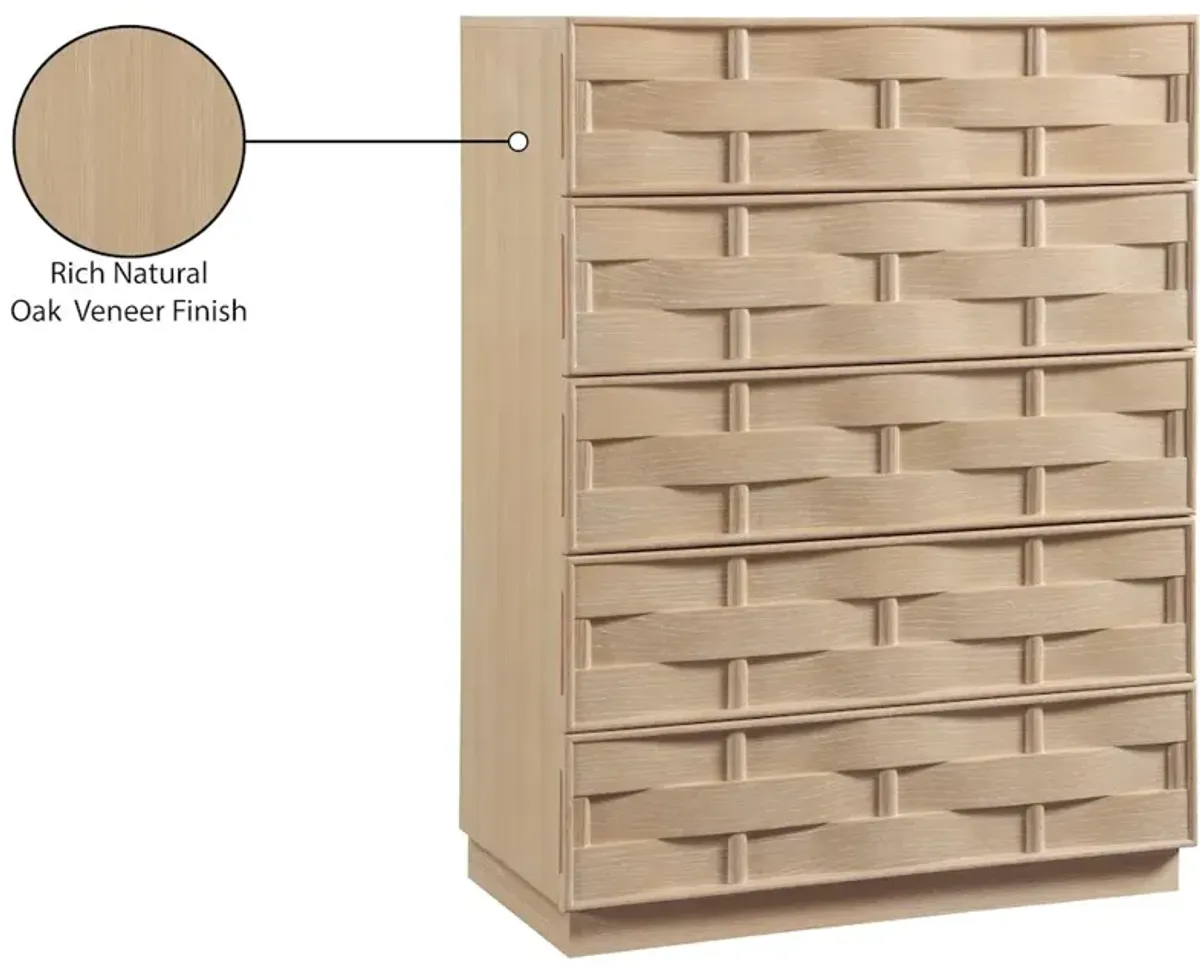 Meridian Furniture Weave Natural Chest