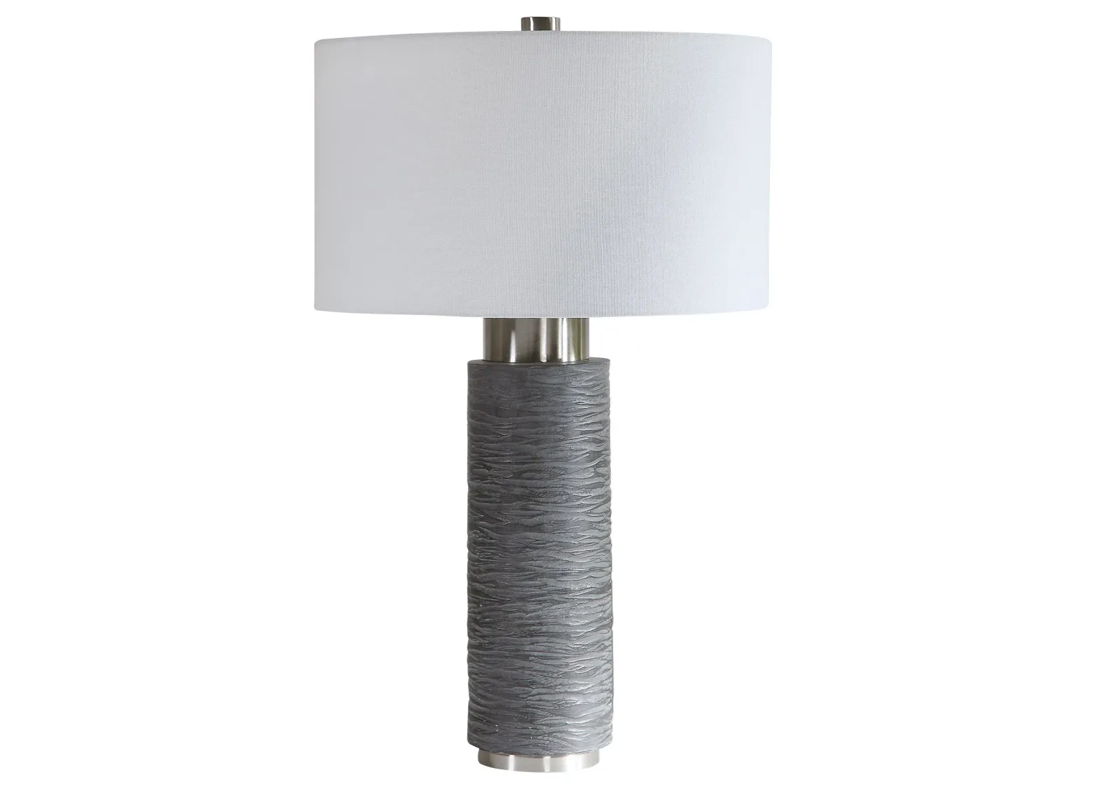 Uttermost Strathmore Stone Gray Table Lamp