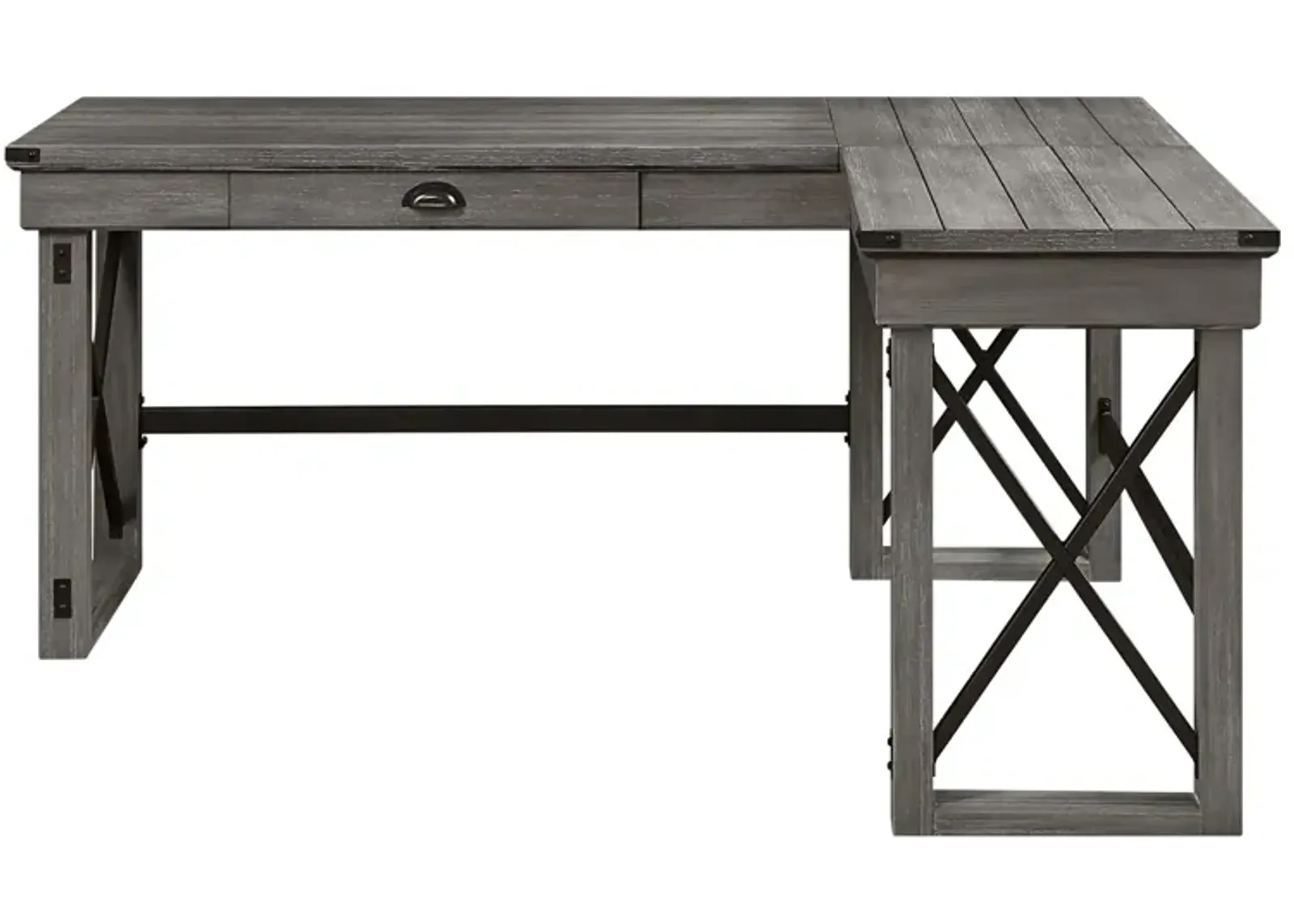 Talmar Writing Desk w/Lift Top in Weathered Gray Finish OF 00054