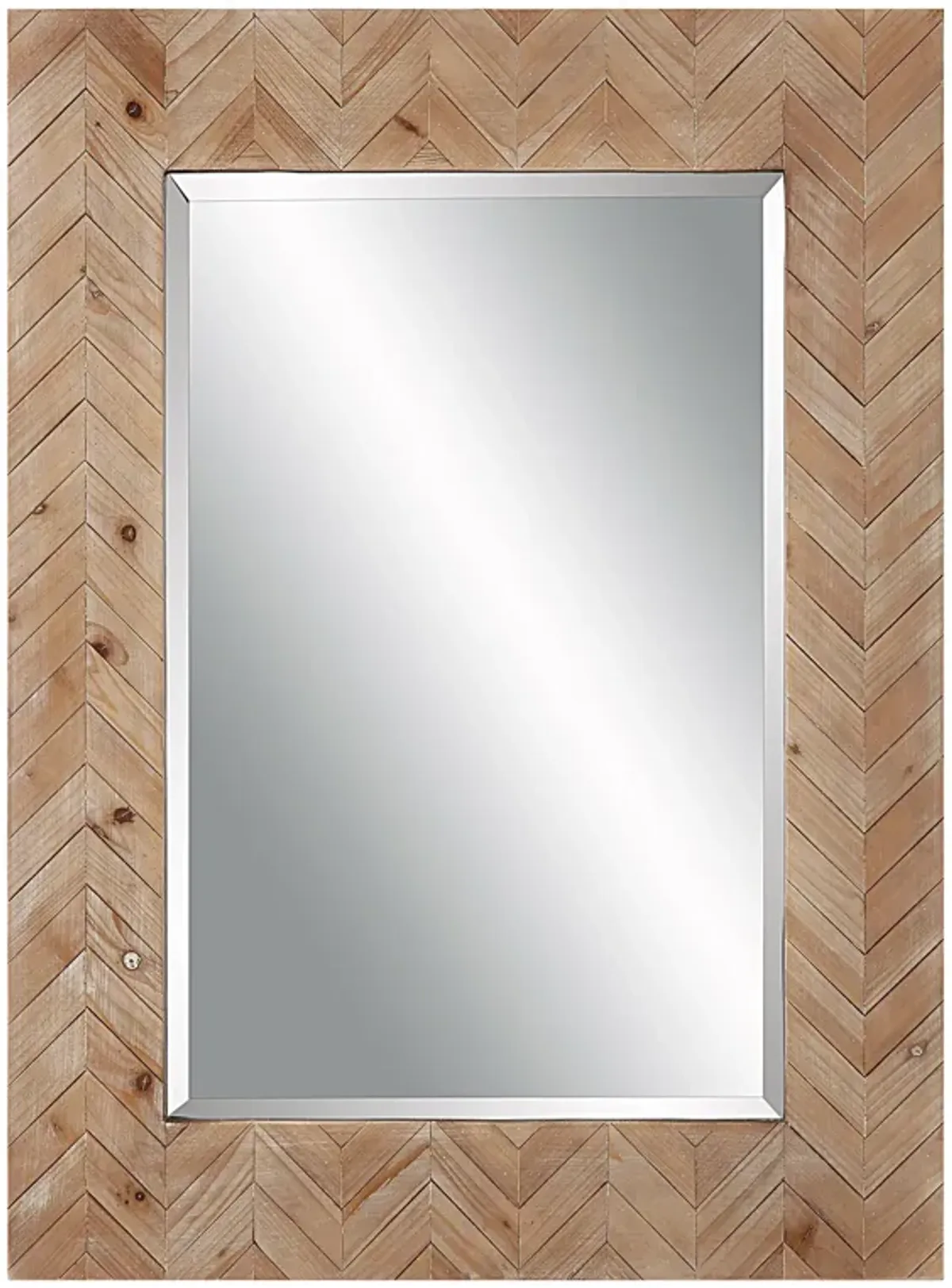 Demetria Wooden Mirror