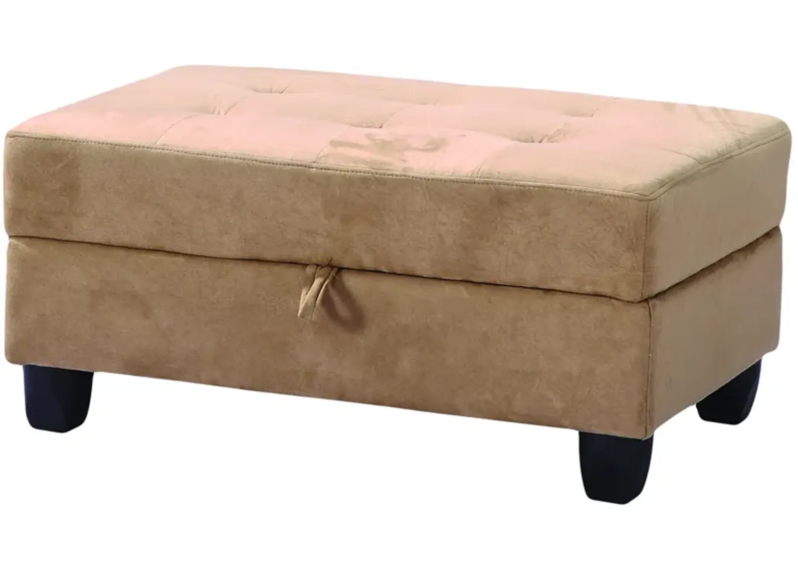 Gallant Microfiber Upholstered Storage Ottoman