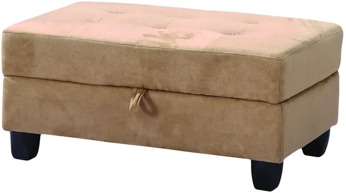 Gallant Microfiber Upholstered Storage Ottoman