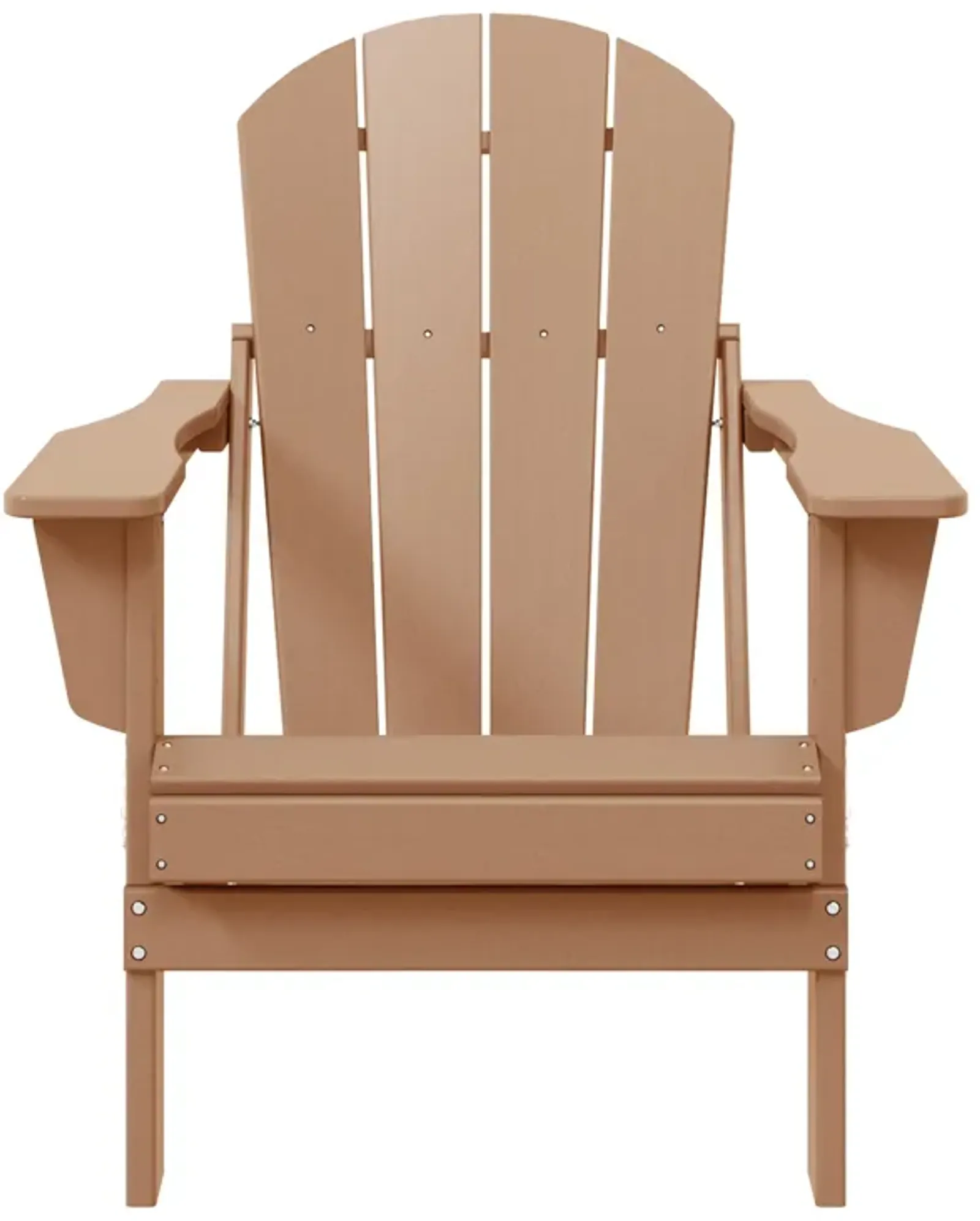 WestinTrends HDPE Outdoor Patio Folding Poly Adirondack Chair