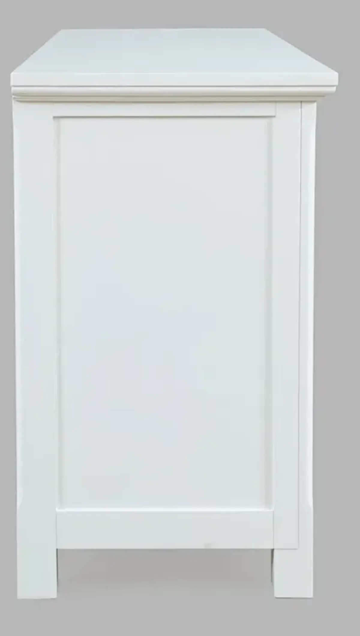 Jofran Isabella 54 Luxury Mirrored Accent Storage Cabinet