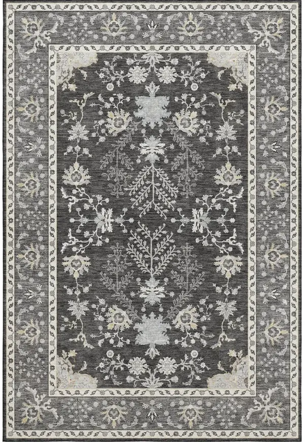 Hatay HY9 Charcoal 5' x 7'6" Rug