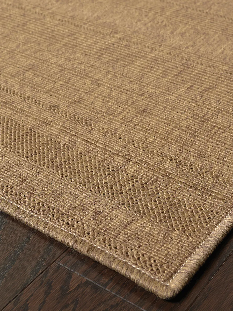 Lanai 7'3" x 10'6" Tan Rug