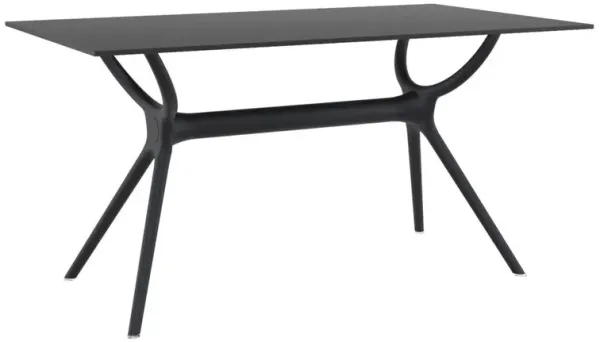 Belen Kox Rectangle Table, Black, Belen Kox