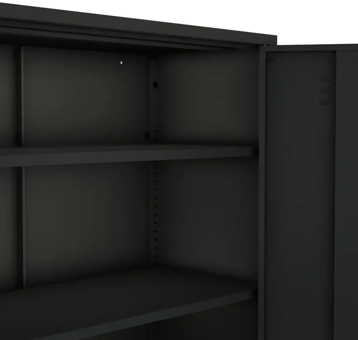 Naomi Black Accent Cabinet