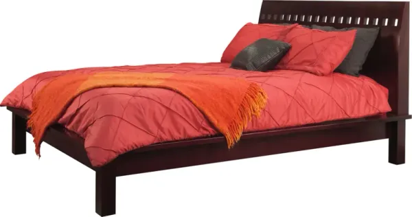 Veneto King-size Platform Bed in Espresso