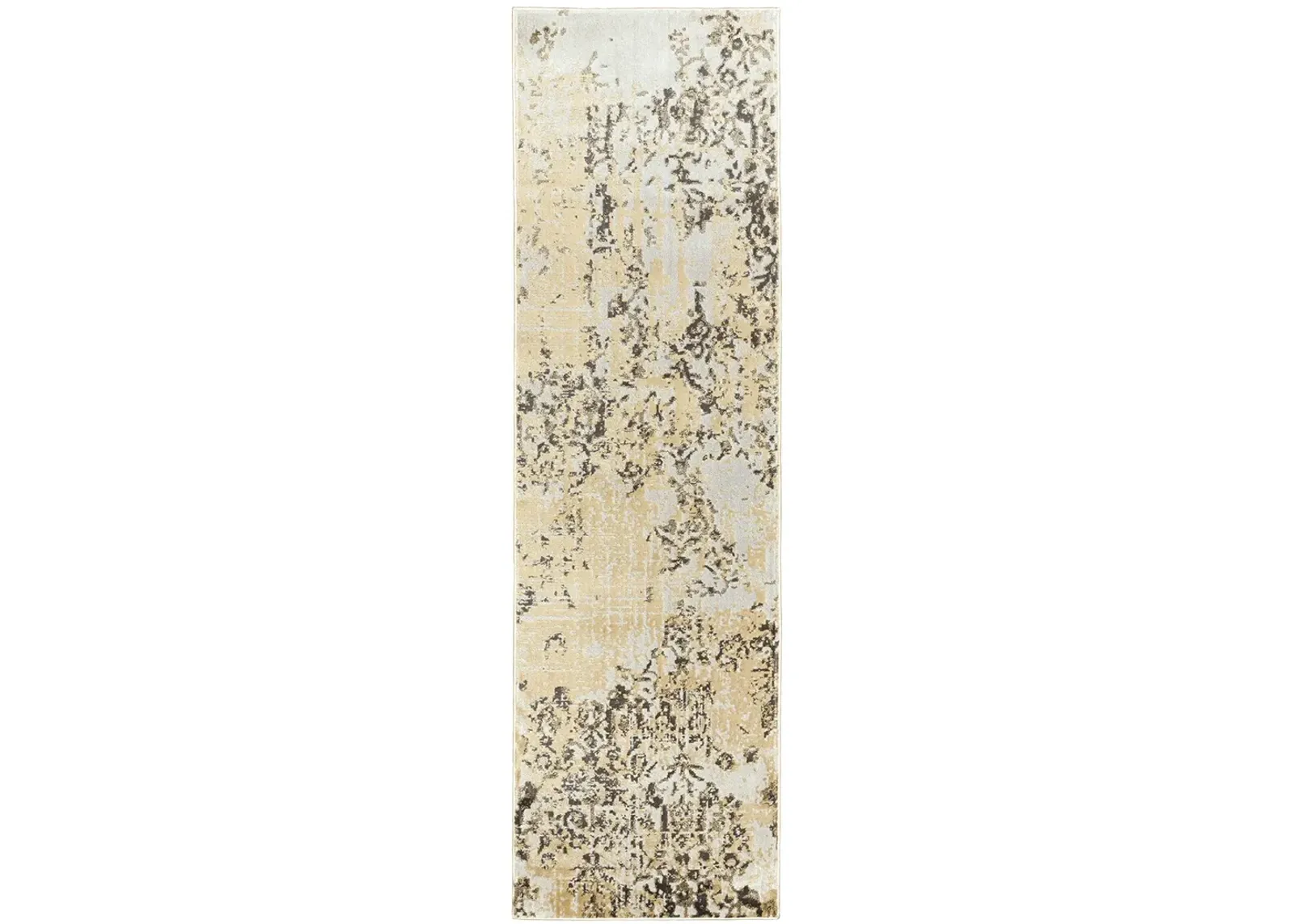 Bowen 2'3" x 7'6" Grey Rug