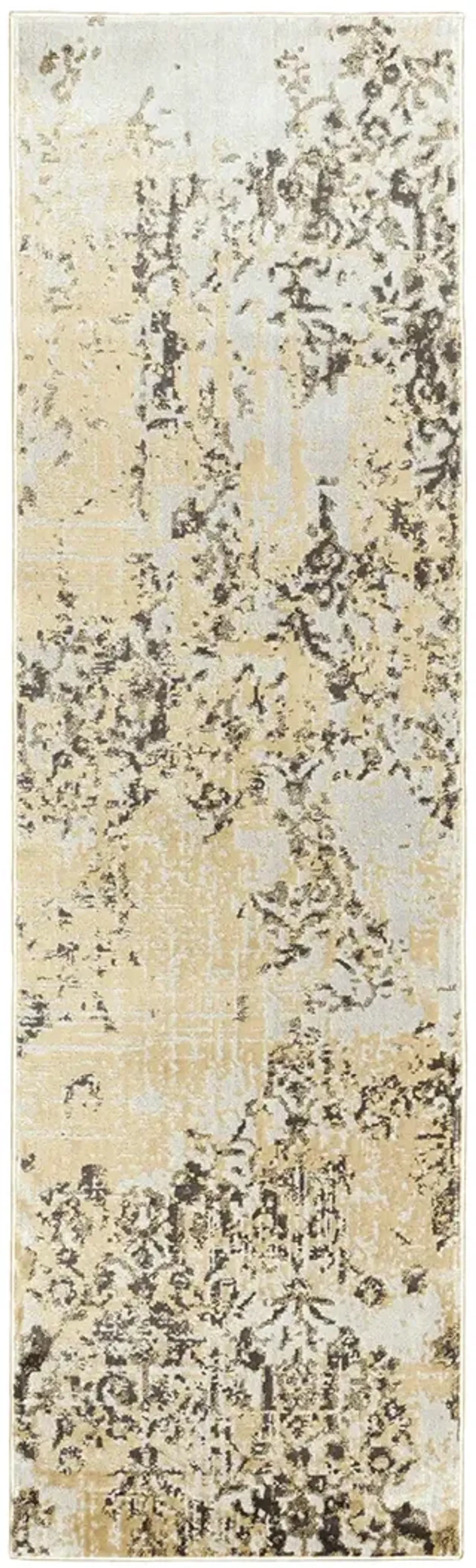 Bowen 2'3" x 7'6" Grey Rug