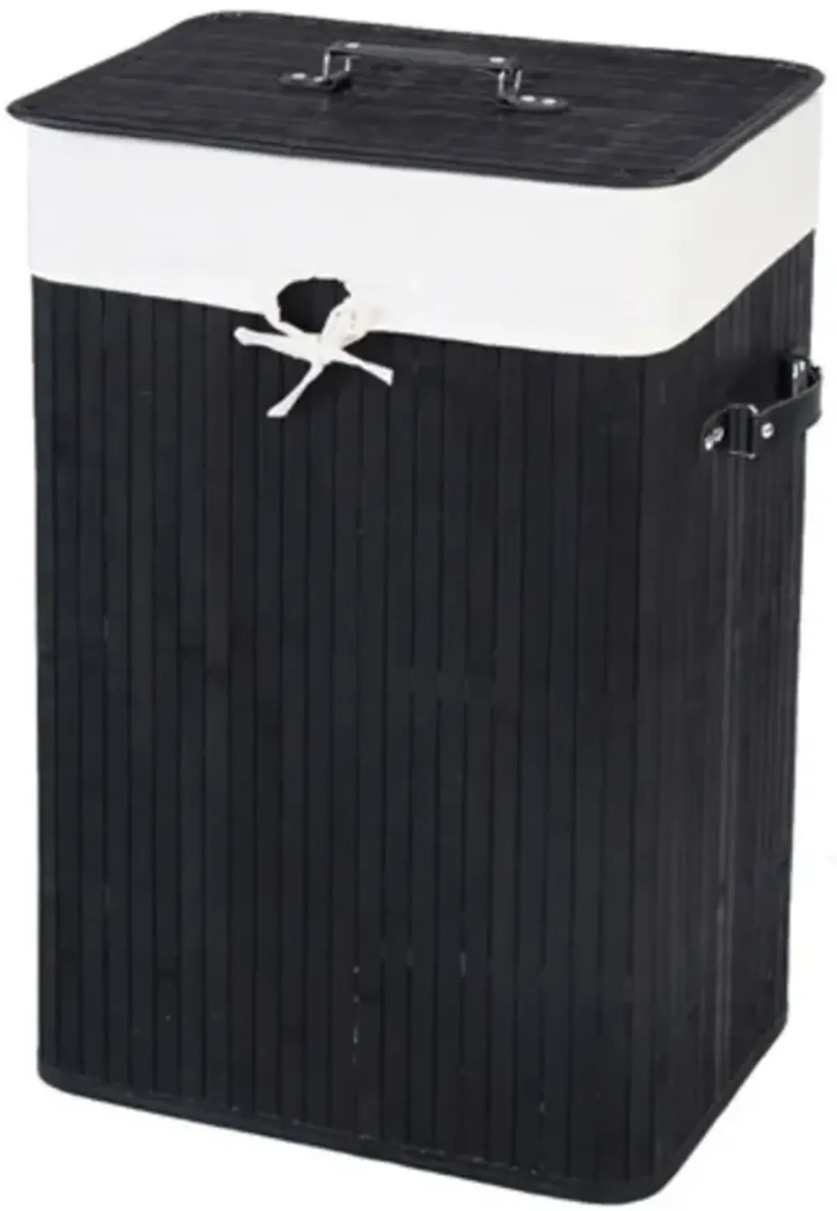 Handwoven Wicker Laundry Hamper with Removable Fabric Liner