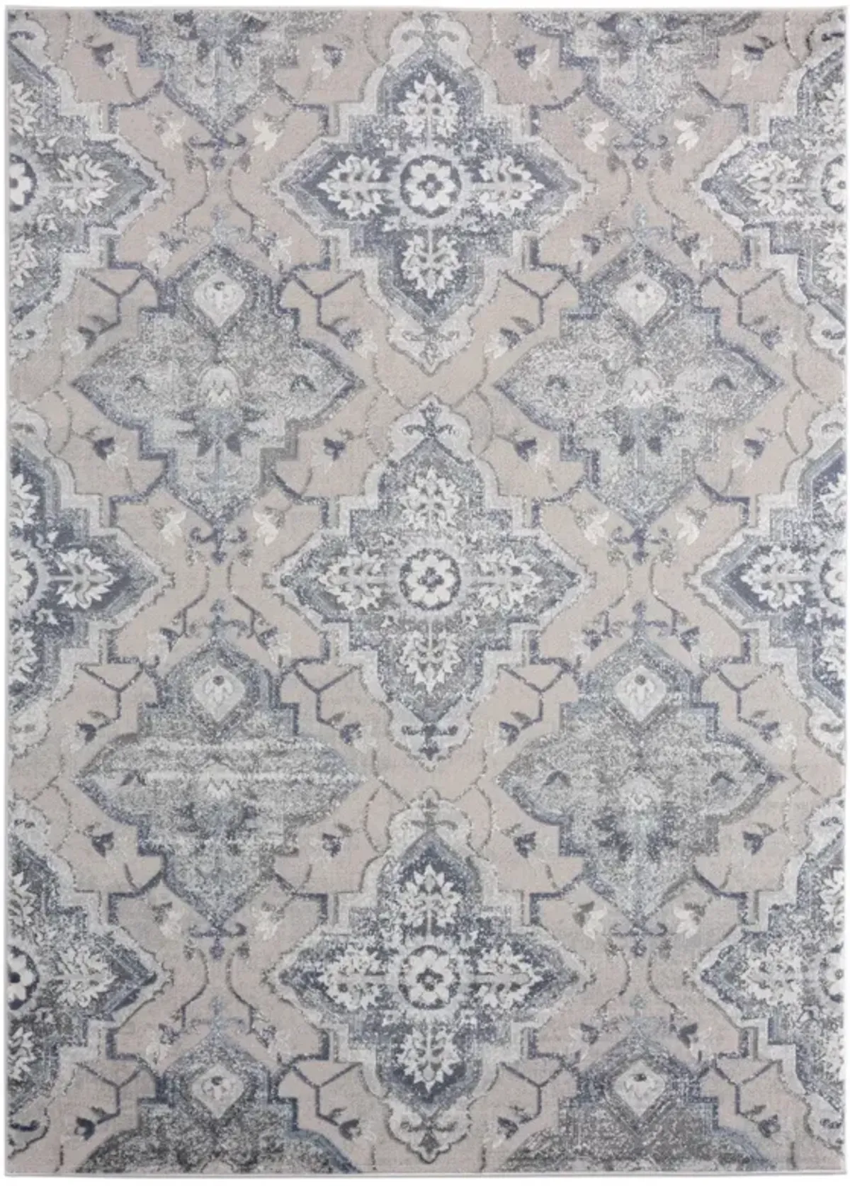 United Weavers Cascades Leavenworth Blue Area Rug 7'10 x 10'6