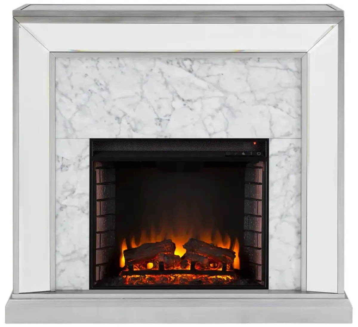 Penryn  Fireplace Mirrored