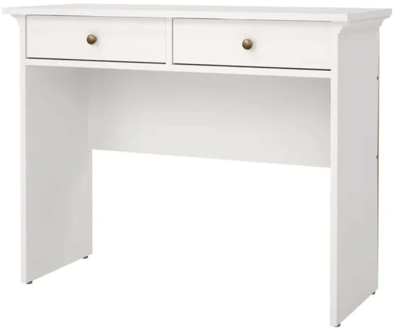 Tvilum Sonoma Home Office Writing Desk with 2 Drawers, White