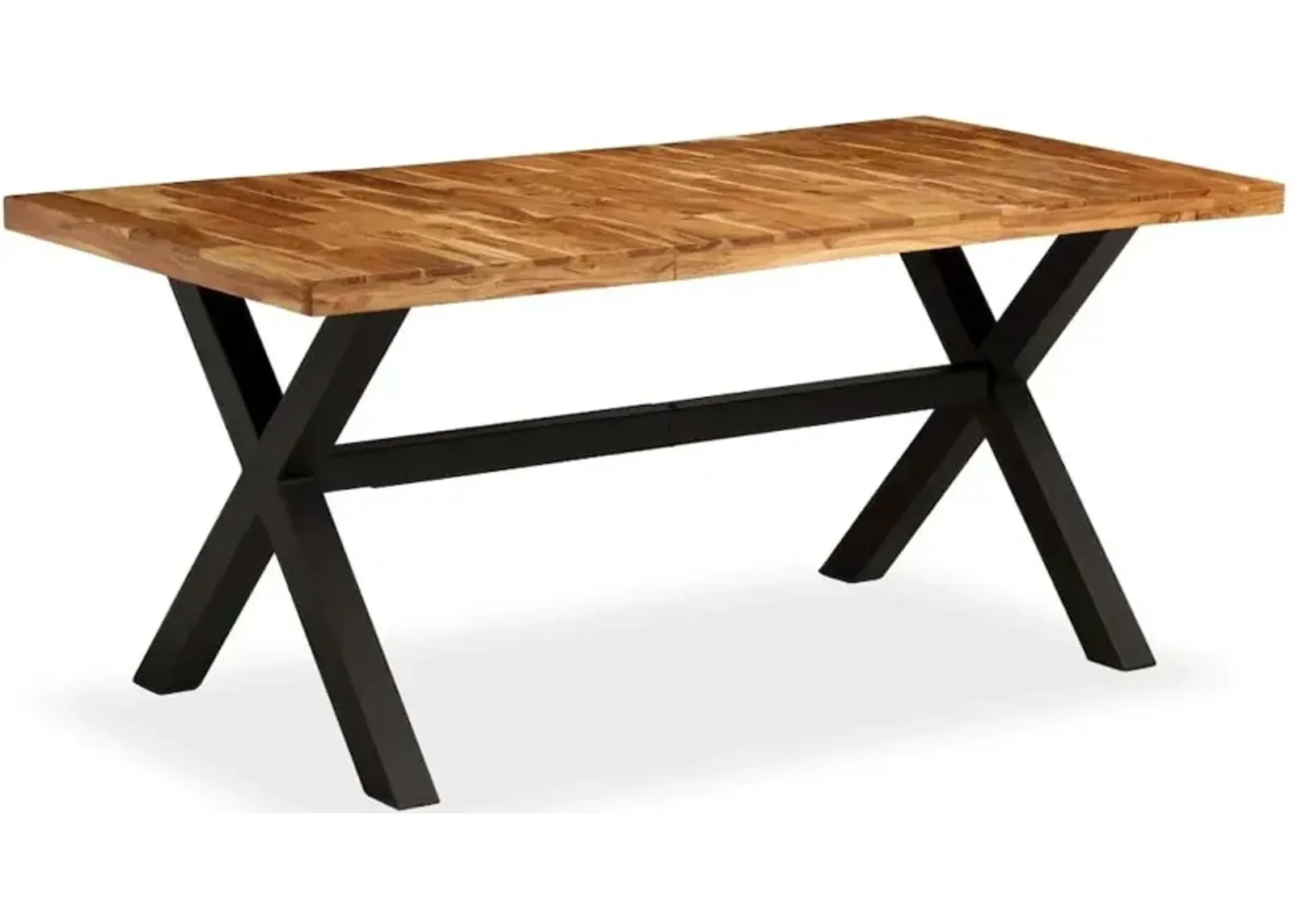 vidaXL Dining Table Solid Acacia and Mango Wood 70.9"x35.4"x29.9", 245640