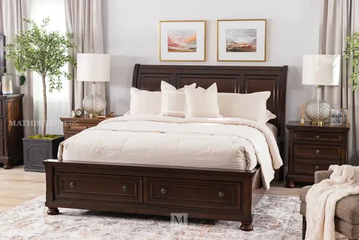 Porter California King Storage Sleigh Bed