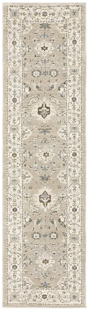 Andorra 6'7" x 9'6" Beige Rug