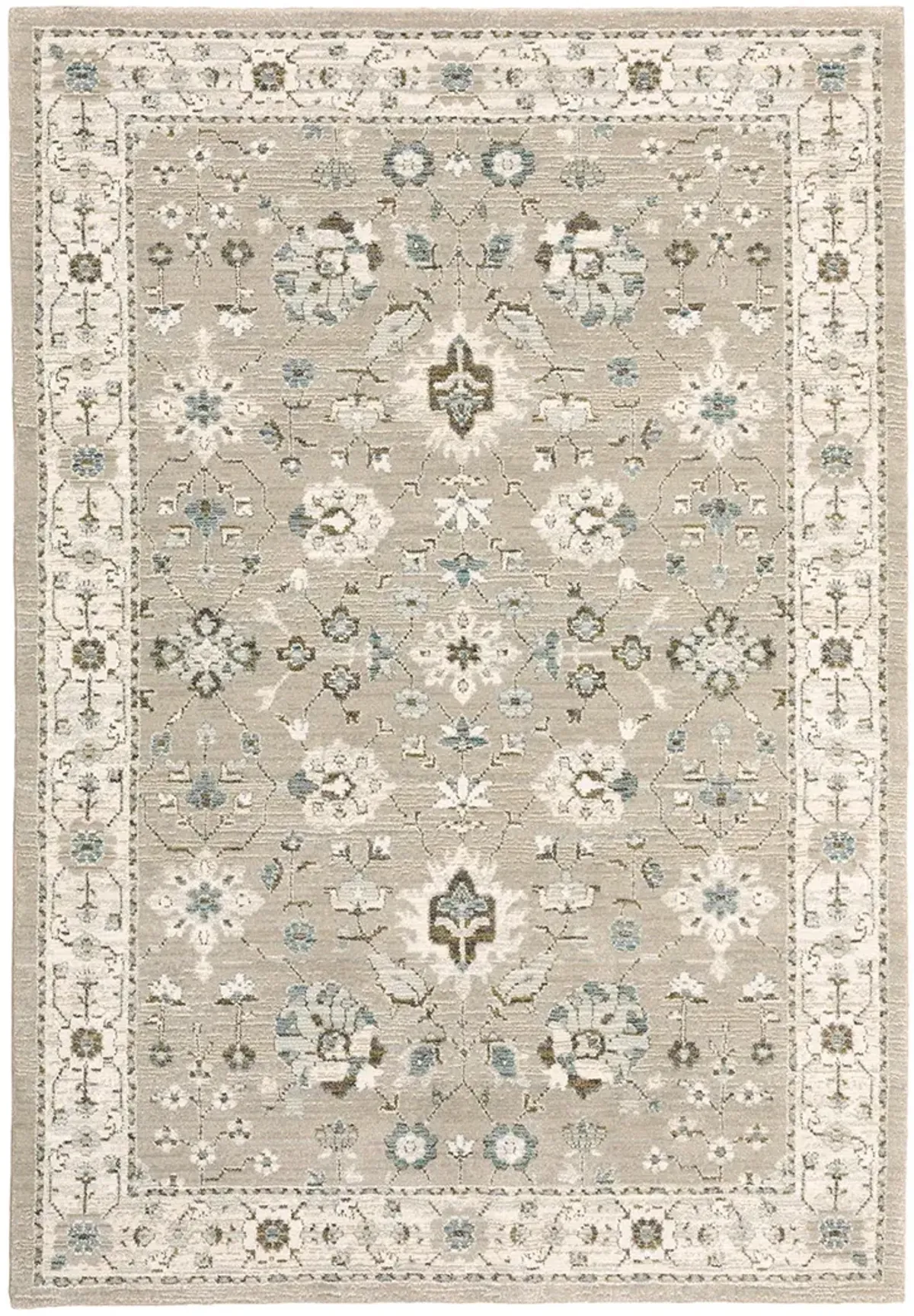 Andorra 6'7" x 9'6" Beige Rug