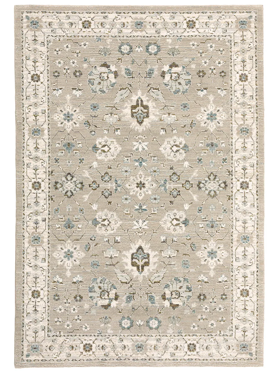 Andorra 6'7" x 9'6" Beige Rug