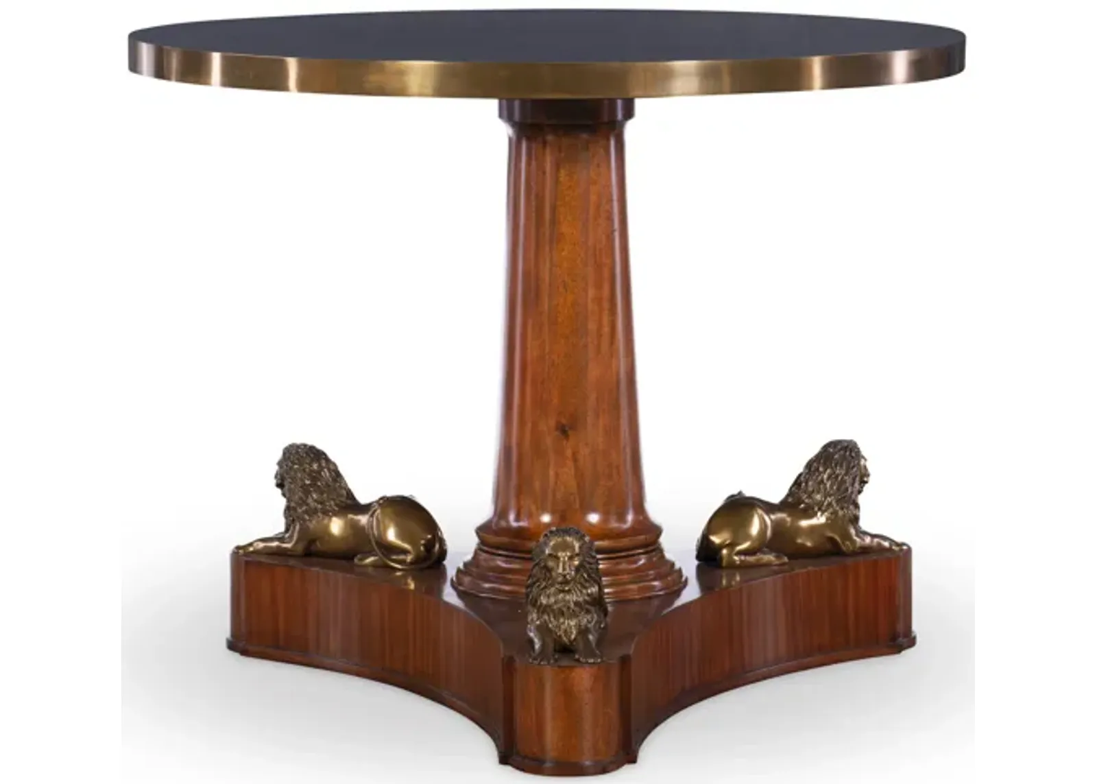 Lion Pedestal Center Table