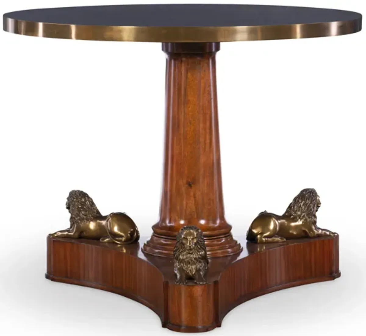 Lion Pedestal Center Table