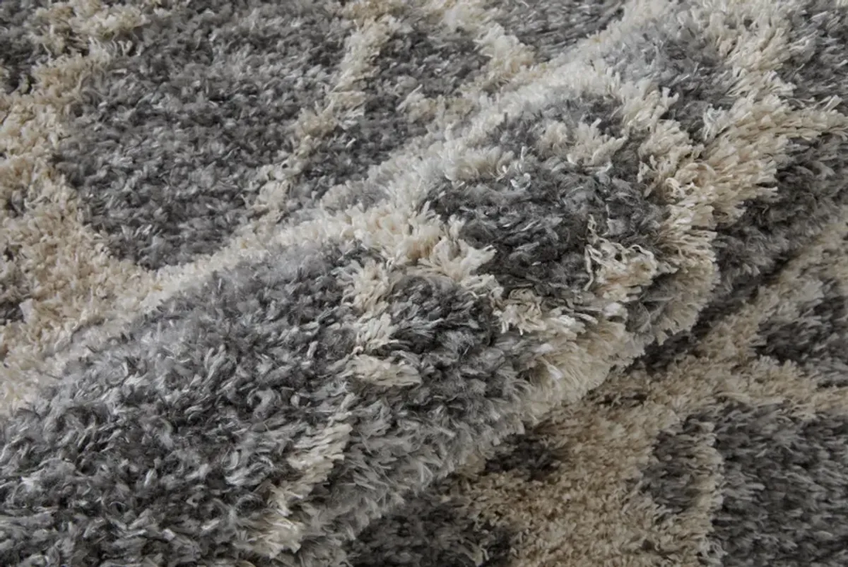 Mynka 39IDF Gray/Ivory 2' x 3' Rug