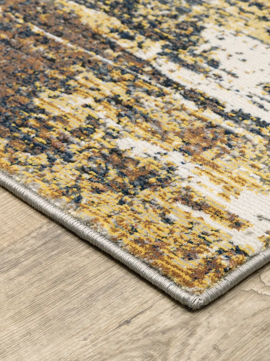 Caravan 2'3" x 7'6" Gold Rug