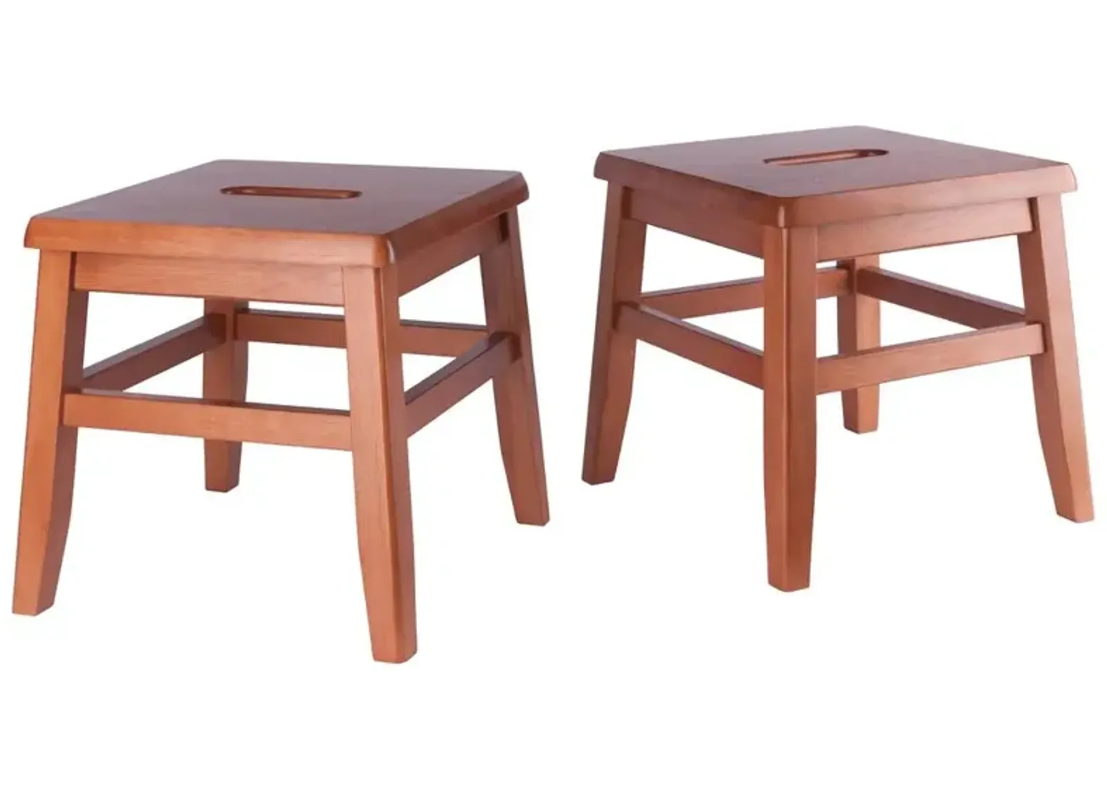 Kaya 2-Pc Conductor Stool Set, Teak