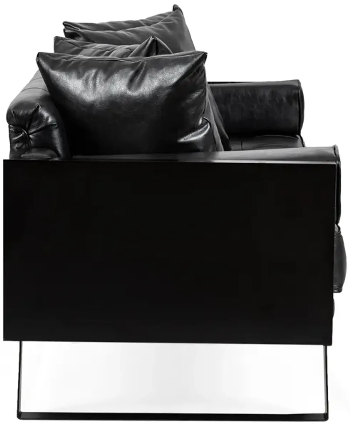 Merax Modern PU Leather Loveseat Sofa