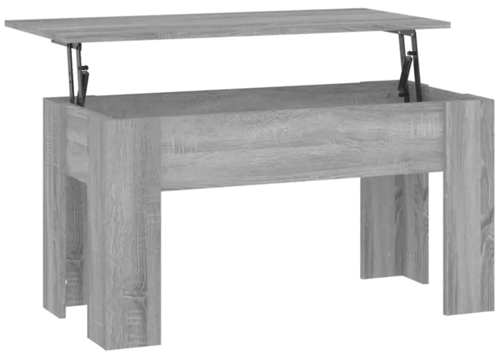 vidaXL Coffee Table Gray Sonoma 39.8"x19.3"x20.5" Engineered Wood