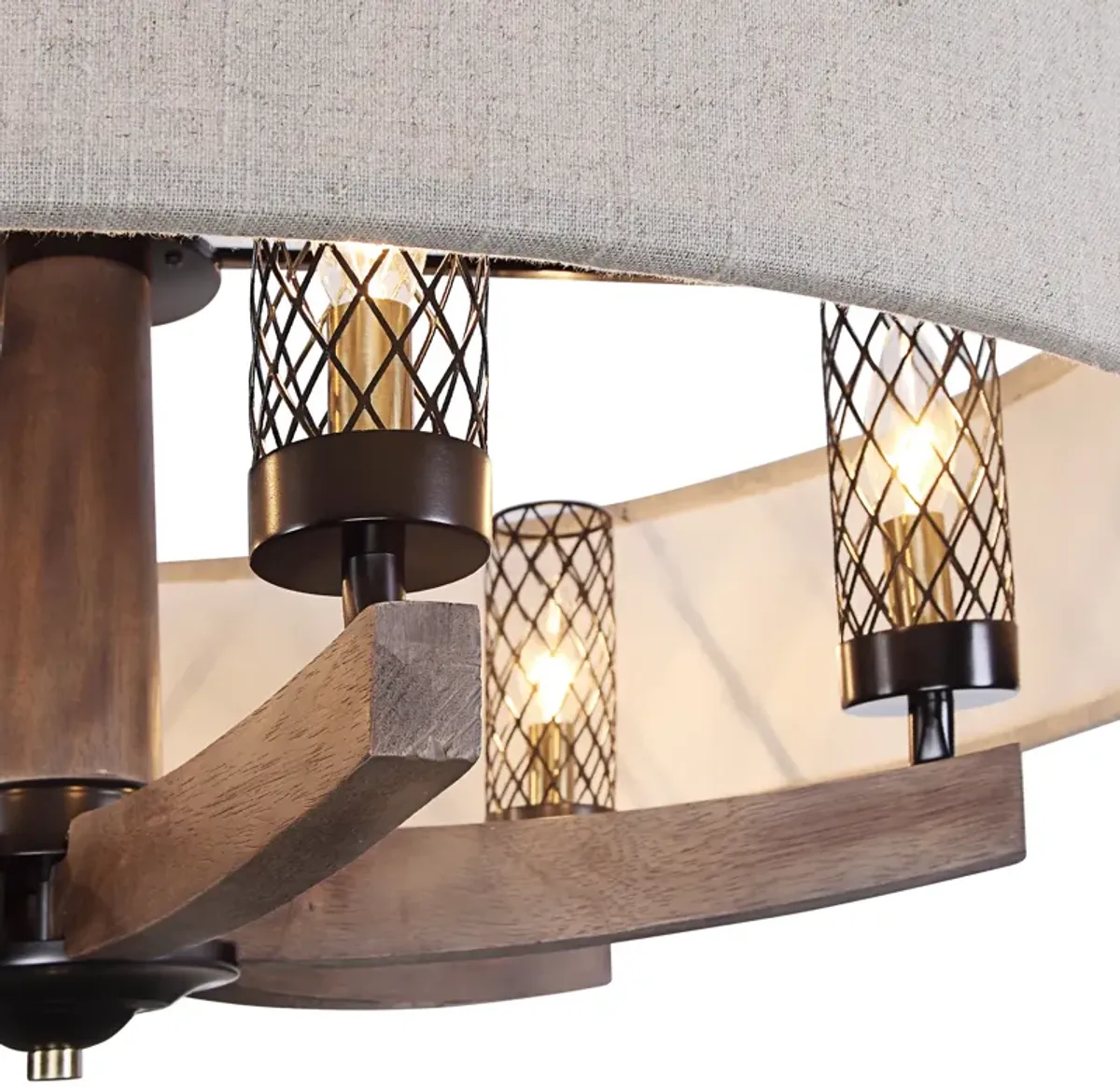 Woodall 6 Light Drum Chandelier