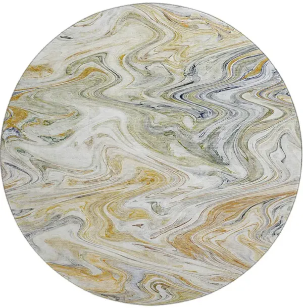 Ravenna RN8 Linen 8' Round Rug