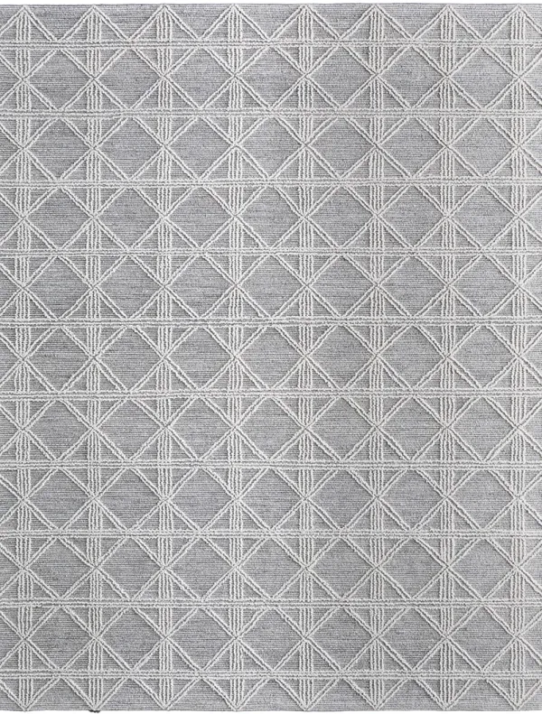 Corwin T8013 Silver 2'6" x 8' Runner Rug By Thom Filcia