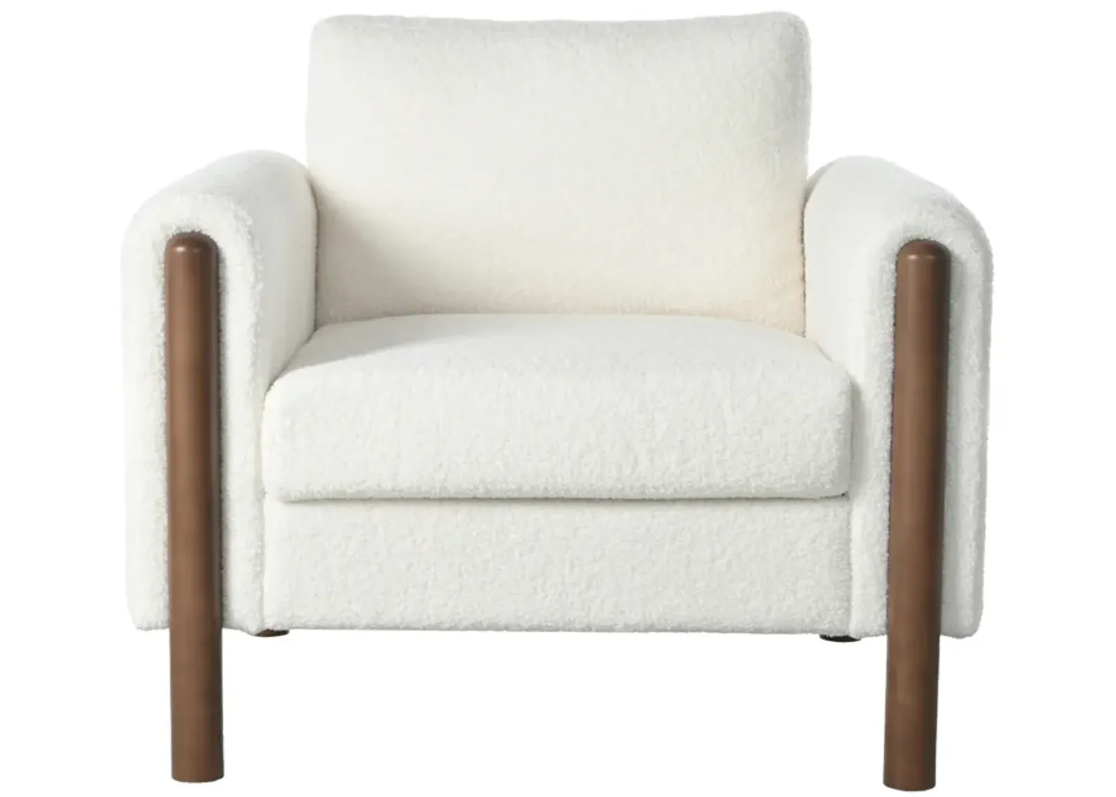 Merax Teddy Upholstered Single Sofa Accent Chair