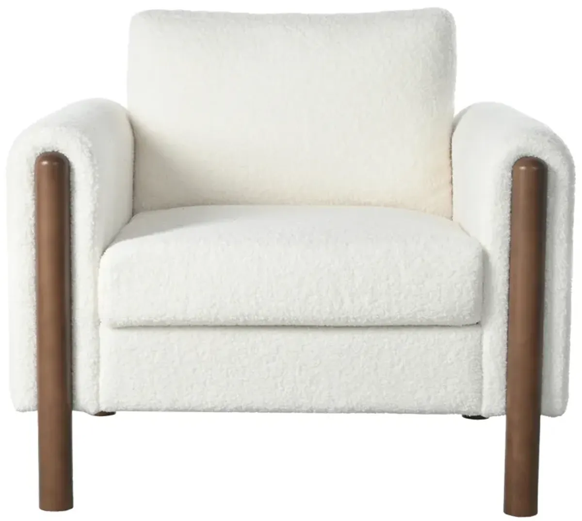 Merax Teddy Upholstered Single Sofa Accent Chair