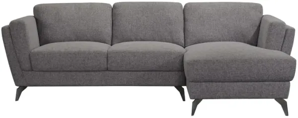 Stylish Sectional Sofa Comfortable and Spacious Couch Gray Fabric