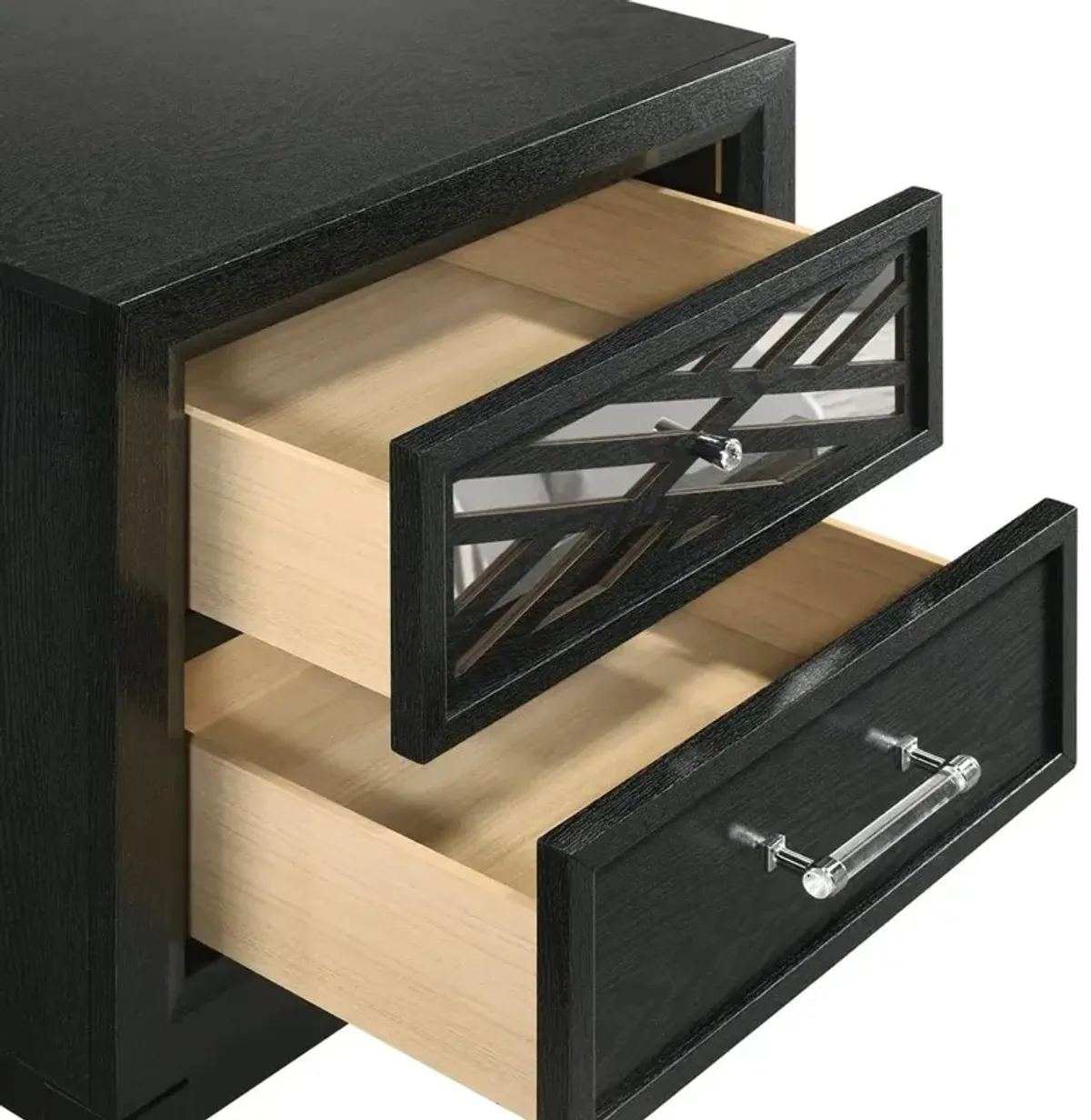 New Classic Furniture Obsidian Nightstand-Black