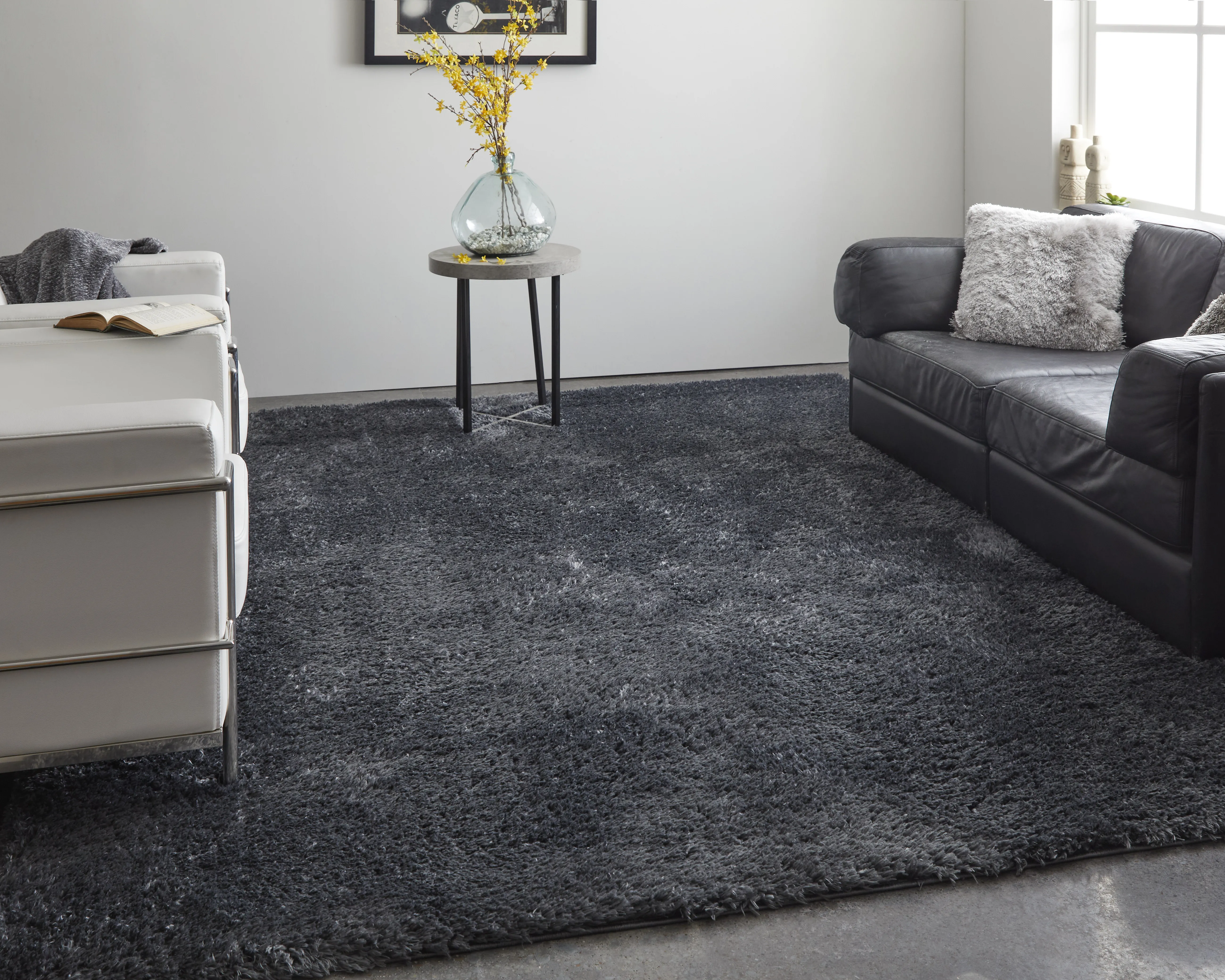 Darian 39K0F Black 5' x 8' Rug