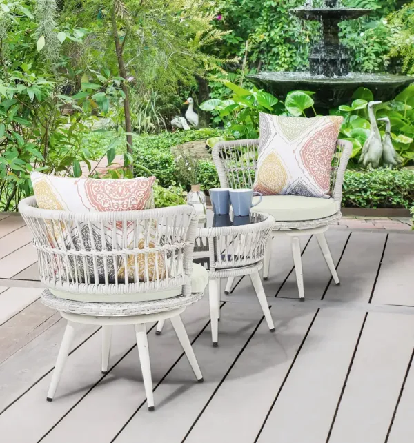 Monaco Cream Patio Set