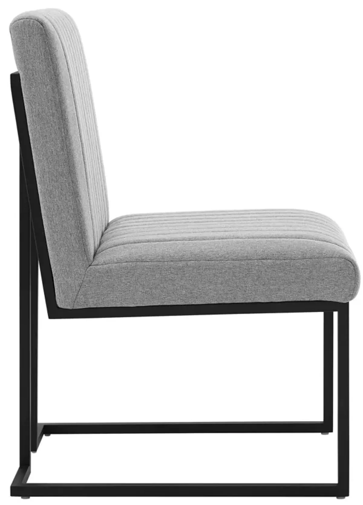 Indulge Channel Tufted Fabric Dining Chair