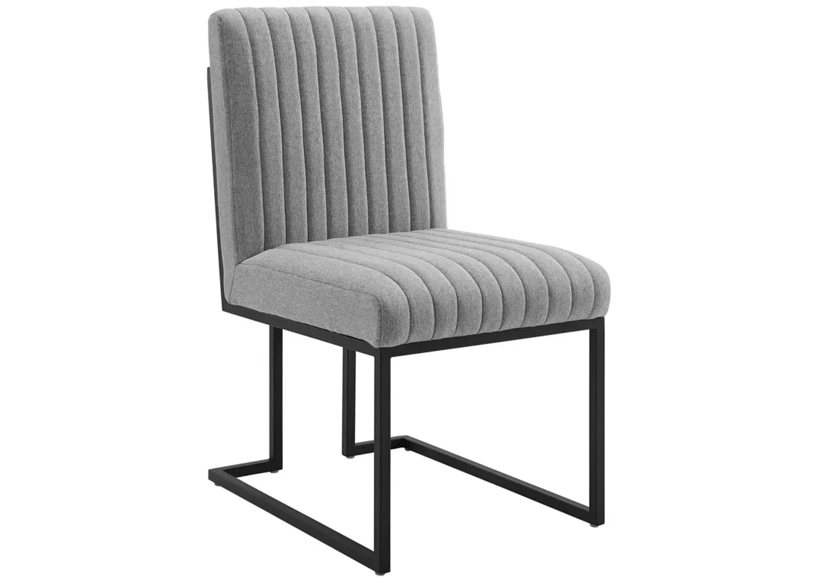 Indulge Channel Tufted Fabric Dining Chair