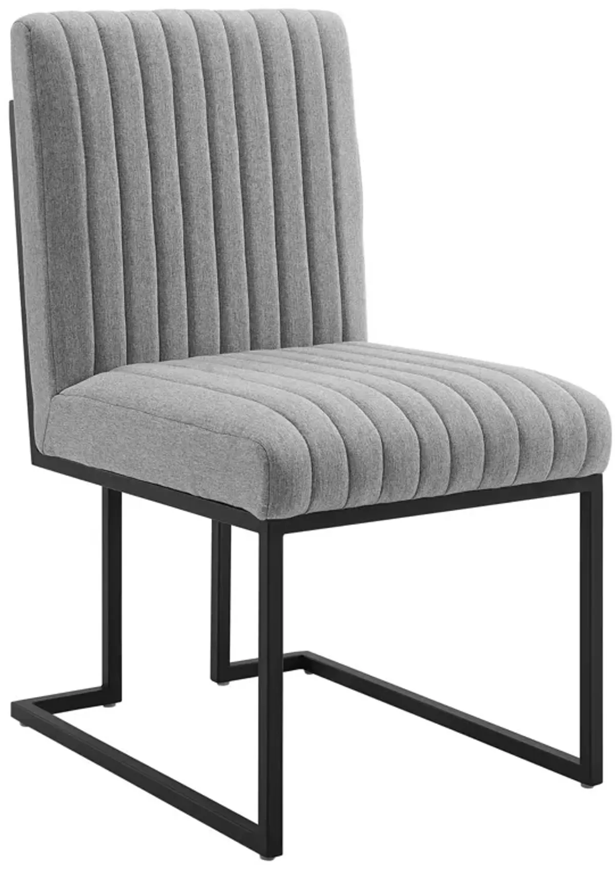 Indulge Channel Tufted Fabric Dining Chair