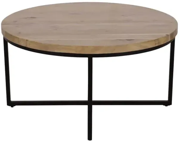 Jofran Solid Wood Modern 36 Round Coffee Table