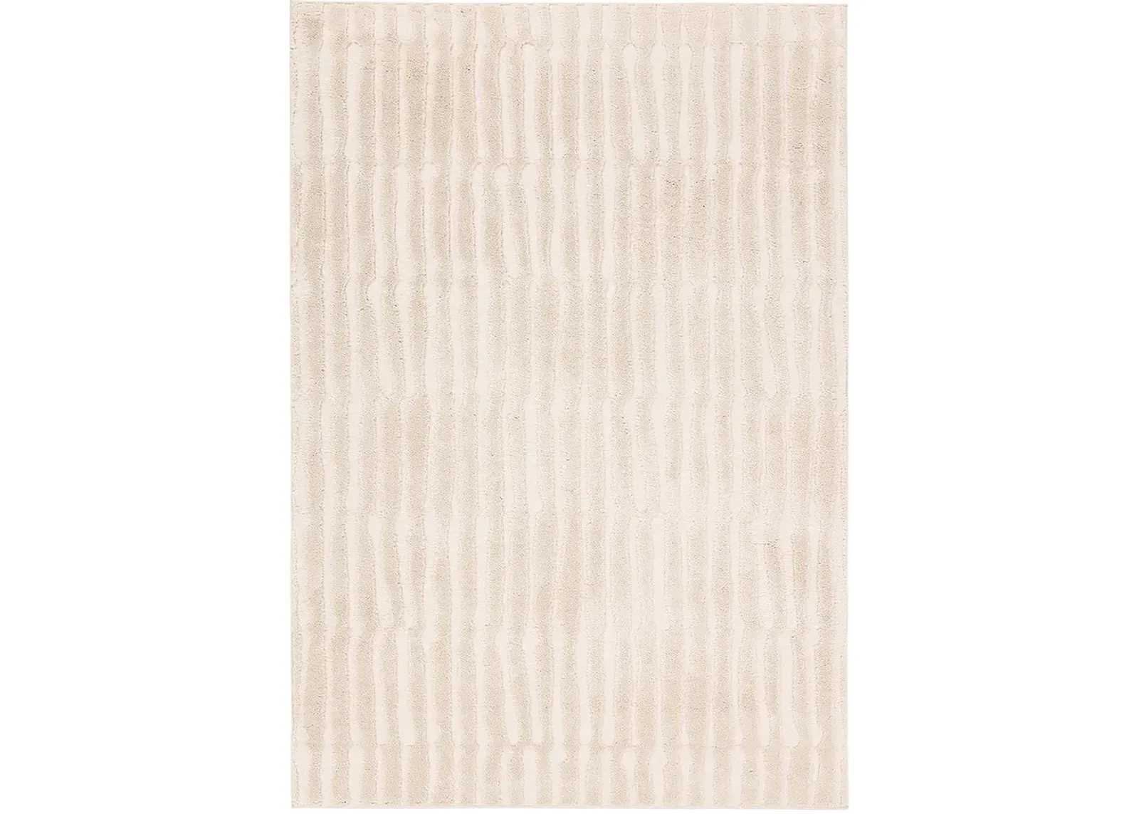 Calix By Nikki Chu Terza White 6'3" x 9'6" Rug