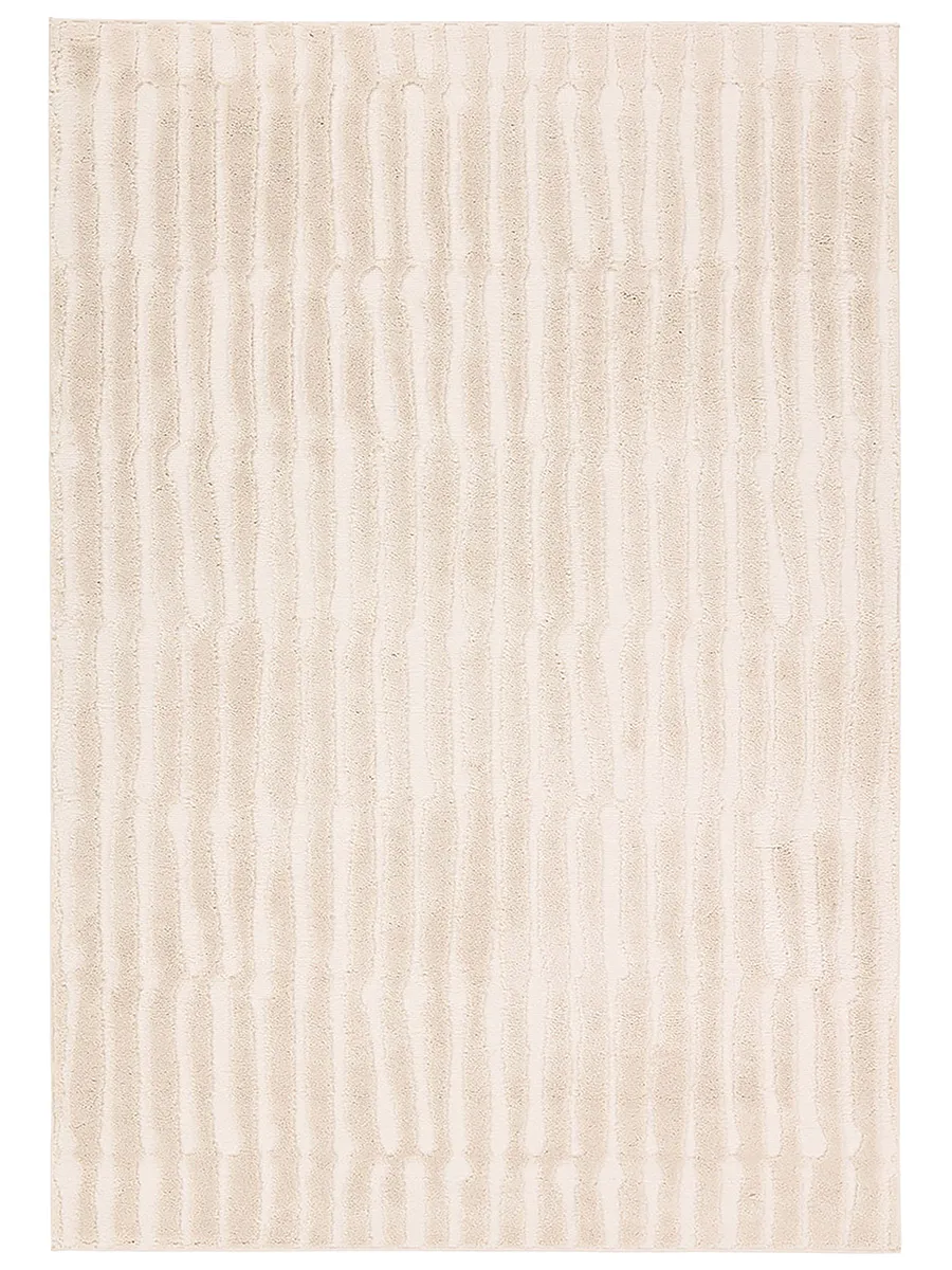 Calix By Nikki Chu Terza White 6'3" x 9'6" Rug