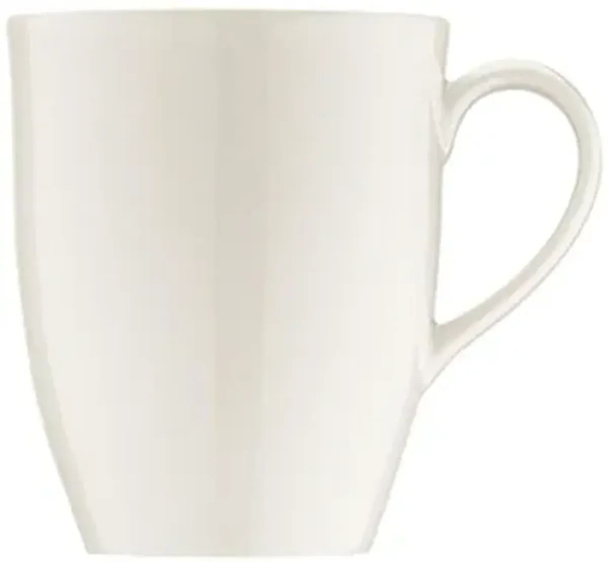 Banquet dia.3.25" h:4.25" 11 oz. Round Warm White Porcelain Mug (Set of 4)