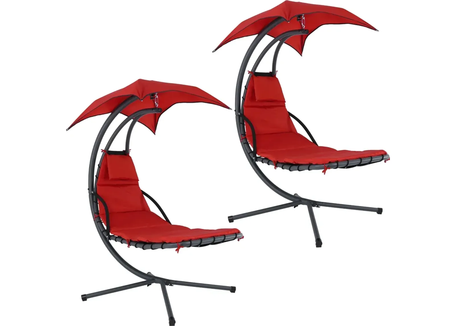 Sunnydaze Floating Chaise Lounge Chair with Umbrella