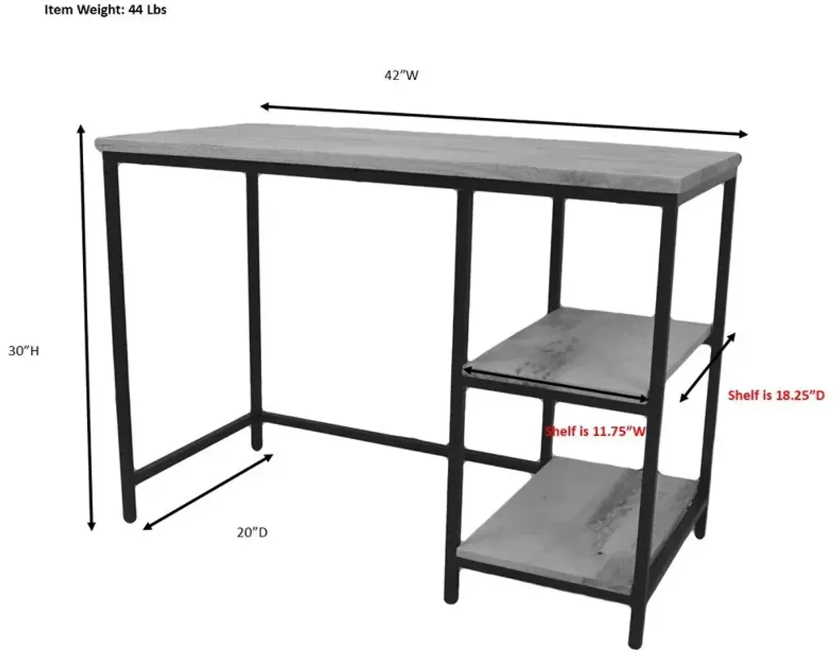 Carolina Living Brayden Desk - Natural/Black